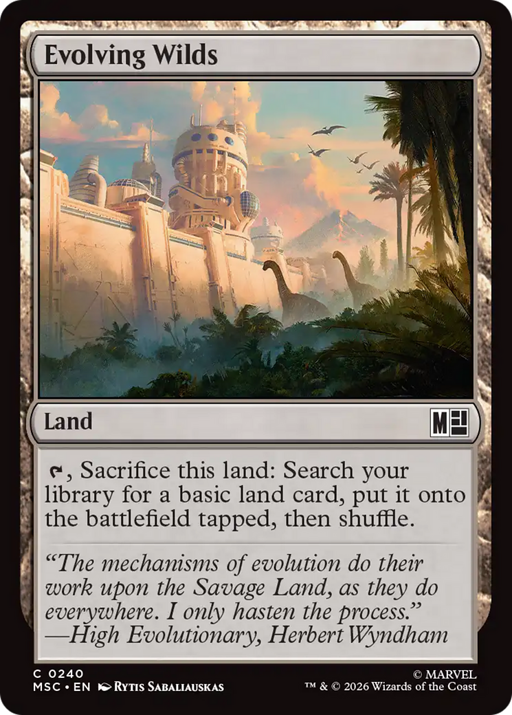 Evolving Wilds (Surge Foil) [Marvel Super Heroes Commander] | Mega City Incorporated