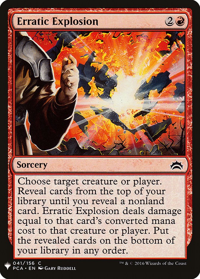 Erratic Explosion [Mystery Booster] | Mega City Incorporated