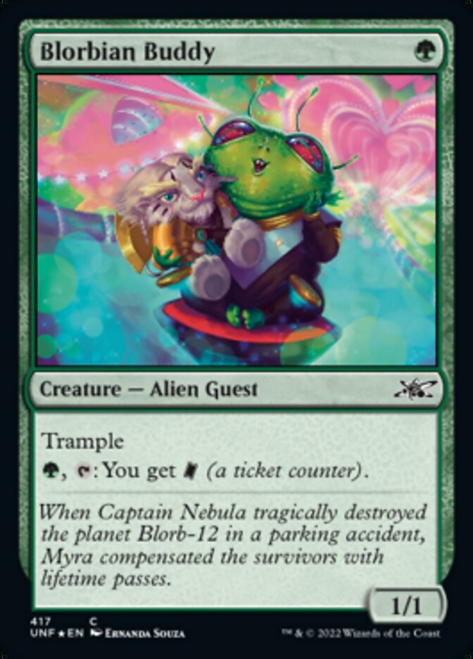 Blorbian Buddy (Galaxy Foil) [Unfinity] | Mega City Incorporated