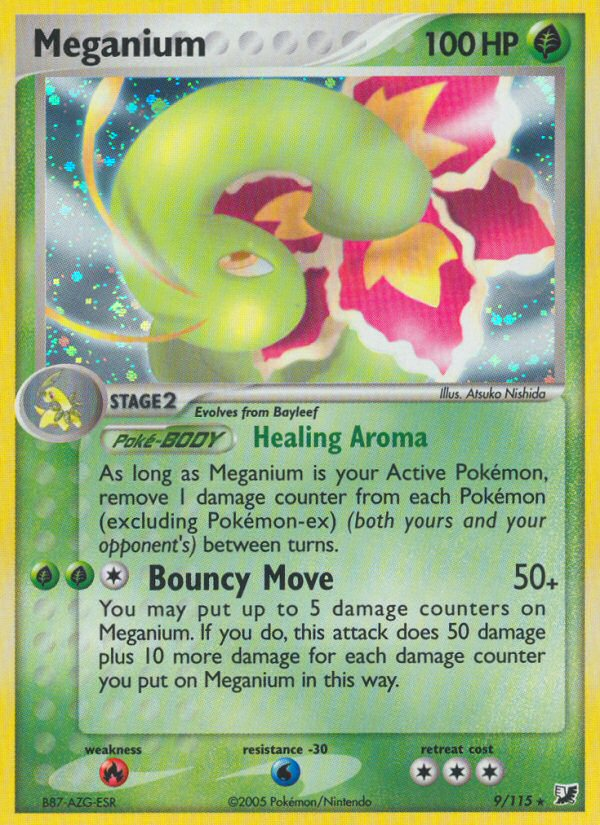 Meganium (9/115) [EX: Unseen Forces] | Mega City Incorporated