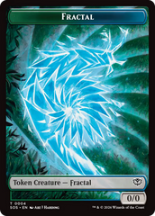 Thopter // Fractal (0004) Double-Sided Token [Secrets of Strixhaven Commander Tokens] | Mega City Incorporated