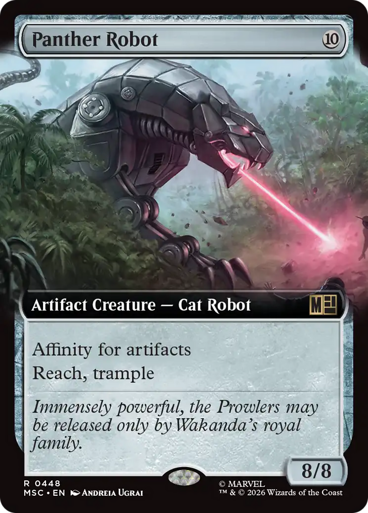 Panther Robot (Extended Art) [Marvel Super Heroes Commander] | Mega City Incorporated