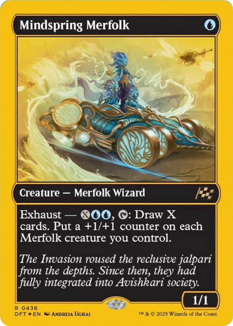 Mindspring Merfolk (First-Place Foil) [Aetherdrift] | Mega City Incorporated