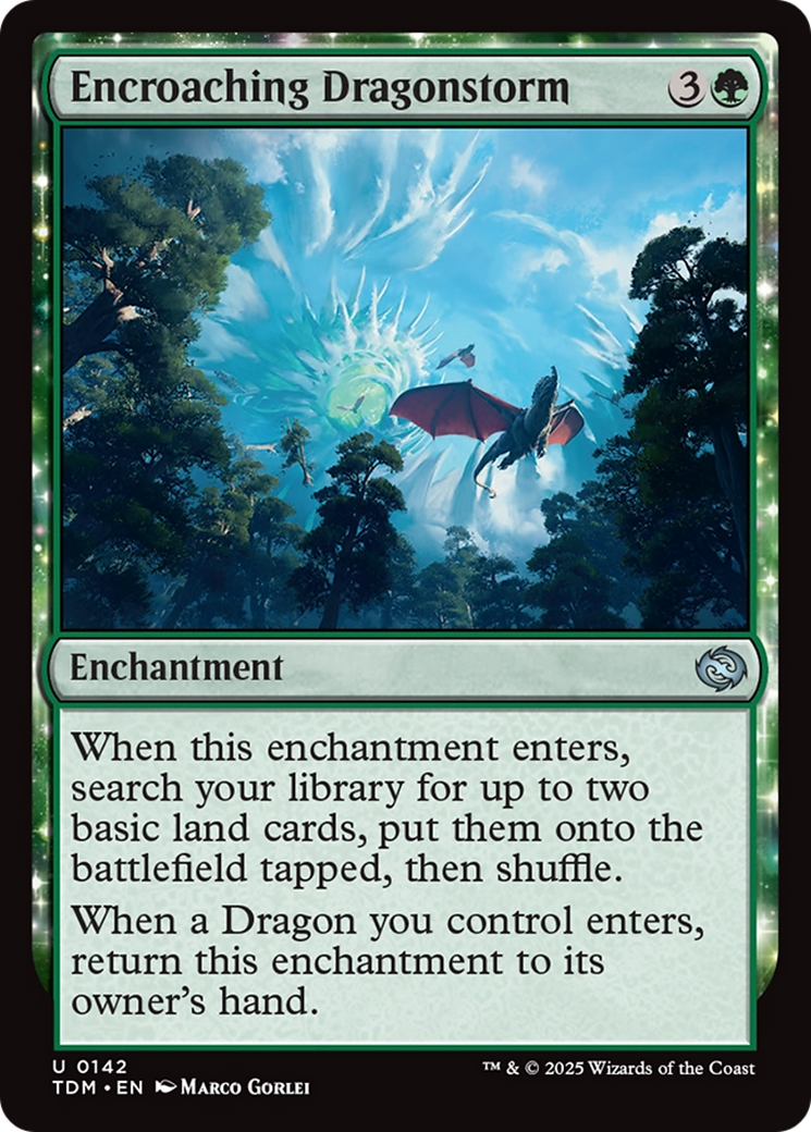 Encroaching Dragonstorm [Tarkir: Dragonstorm] | Mega City Incorporated