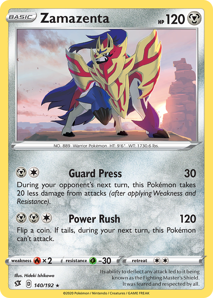 Zamazenta (140/192) [Sword & Shield: Rebel Clash] | Mega City Incorporated