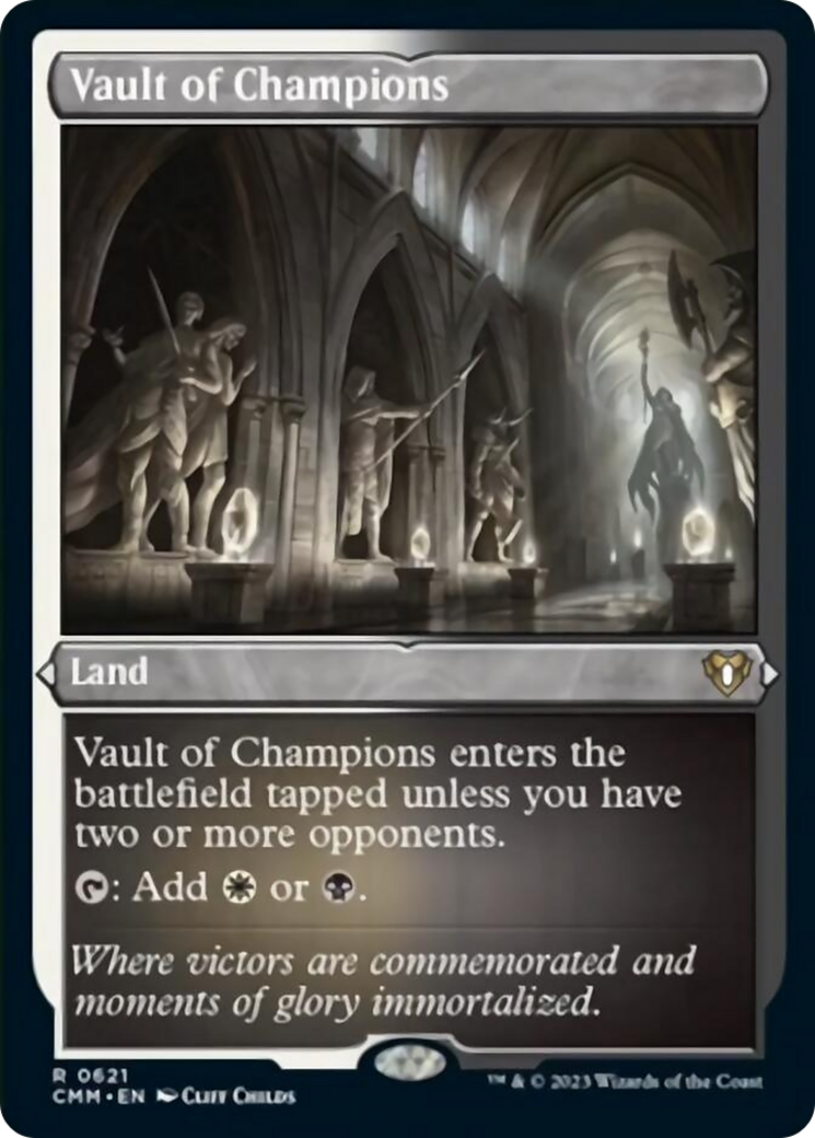 Vault of Champions (Foil Etched) [Commander Masters] | Mega City Incorporated