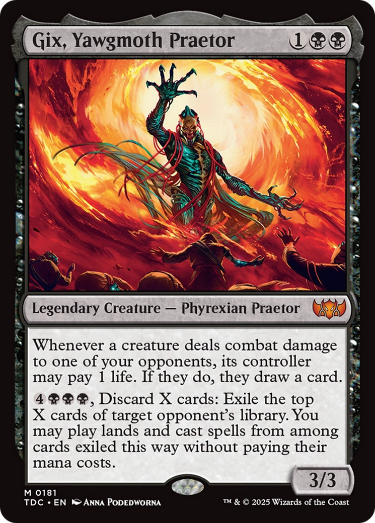 Gix, Yawgmoth Praetor [Tarkir: Dragonstorm Commander] | Mega City Incorporated