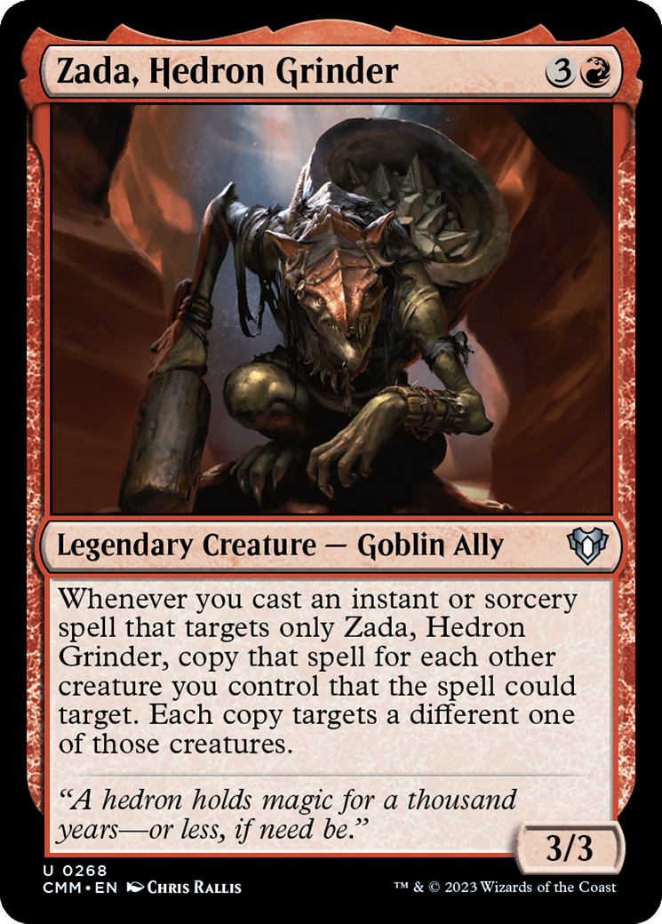 Zada, Hedron Grinder [Commander Masters] | Mega City Incorporated