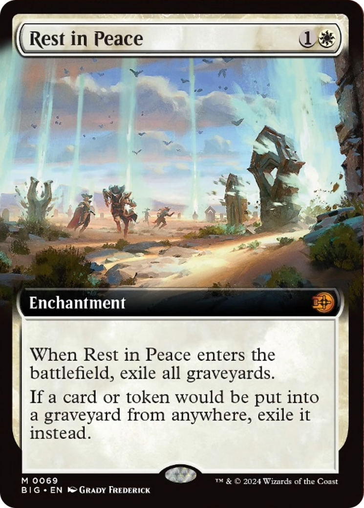 Rest in Peace (Extended Art) [Outlaws of Thunder Junction: The Big Score] | Mega City Incorporated