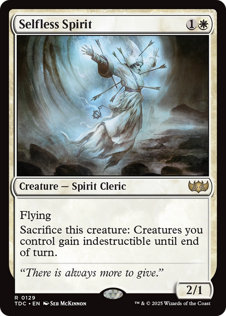 Selfless Spirit [Tarkir: Dragonstorm Commander] | Mega City Incorporated