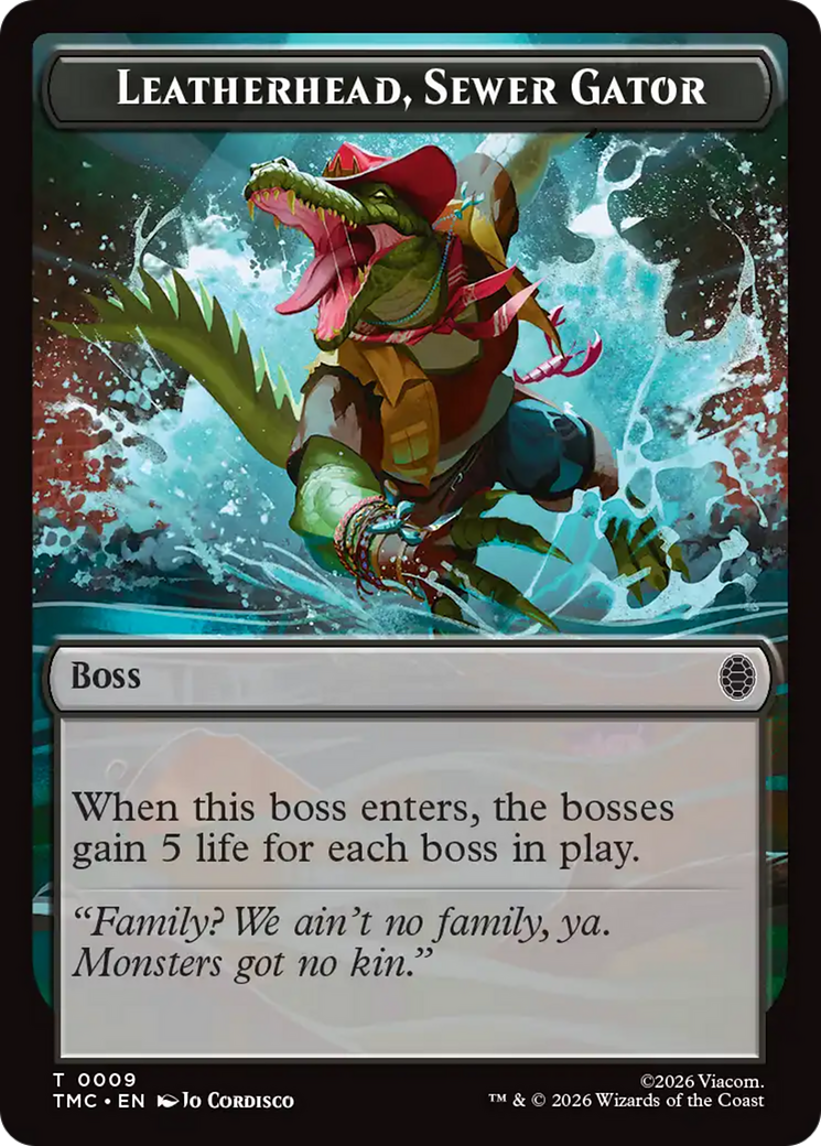 Leatherhead, Sewer Gator [Teenage Mutant Ninja Turtles Commander Tokens] | Mega City Incorporated