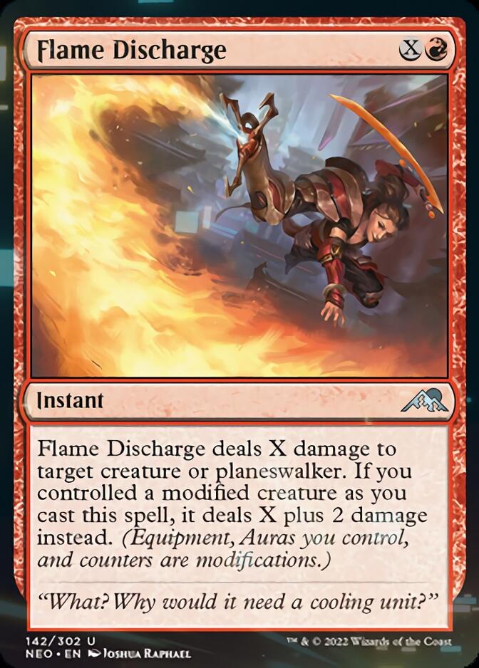 Flame Discharge [Kamigawa: Neon Dynasty] | Mega City Incorporated