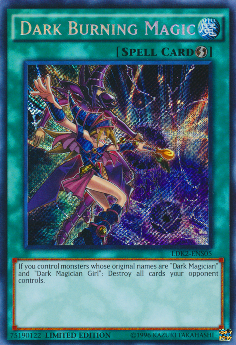 Dark Burning Magic [LDK2-ENS05] Secret Rare | Mega City Incorporated