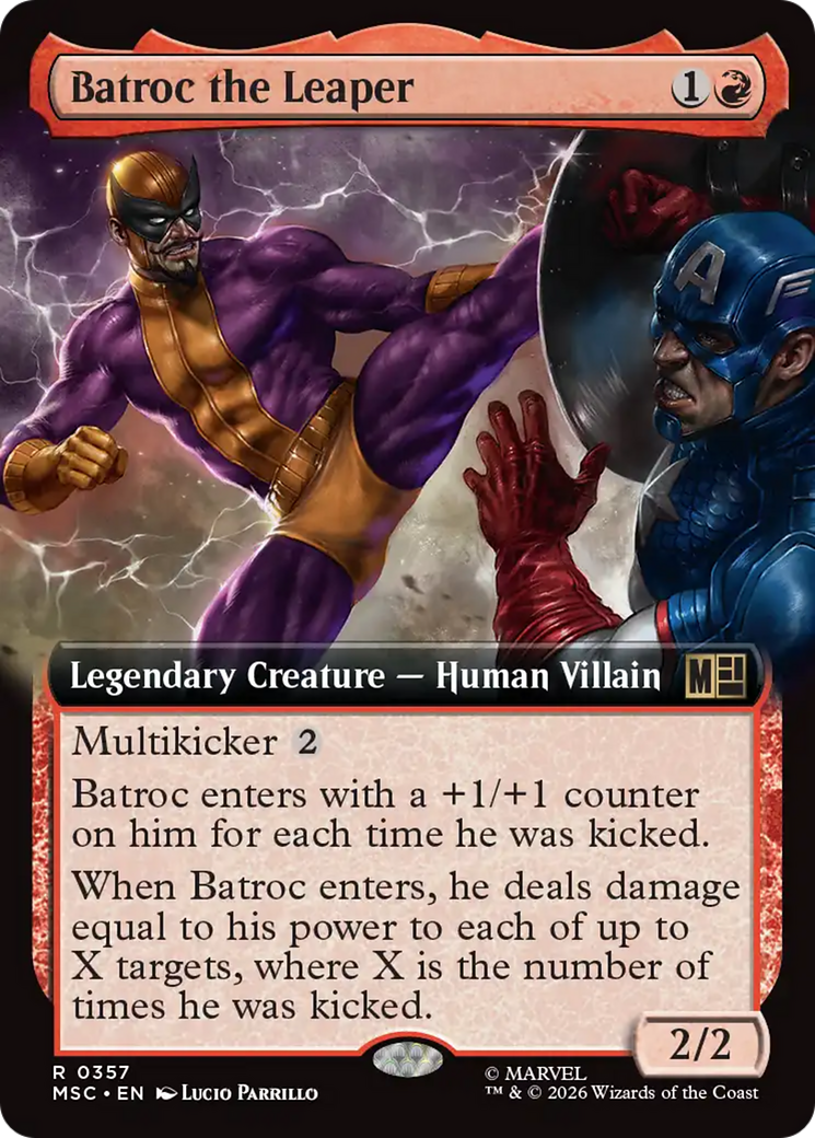 Batroc the Leaper (Extended Art) [Marvel Super Heroes Commander] | Mega City Incorporated
