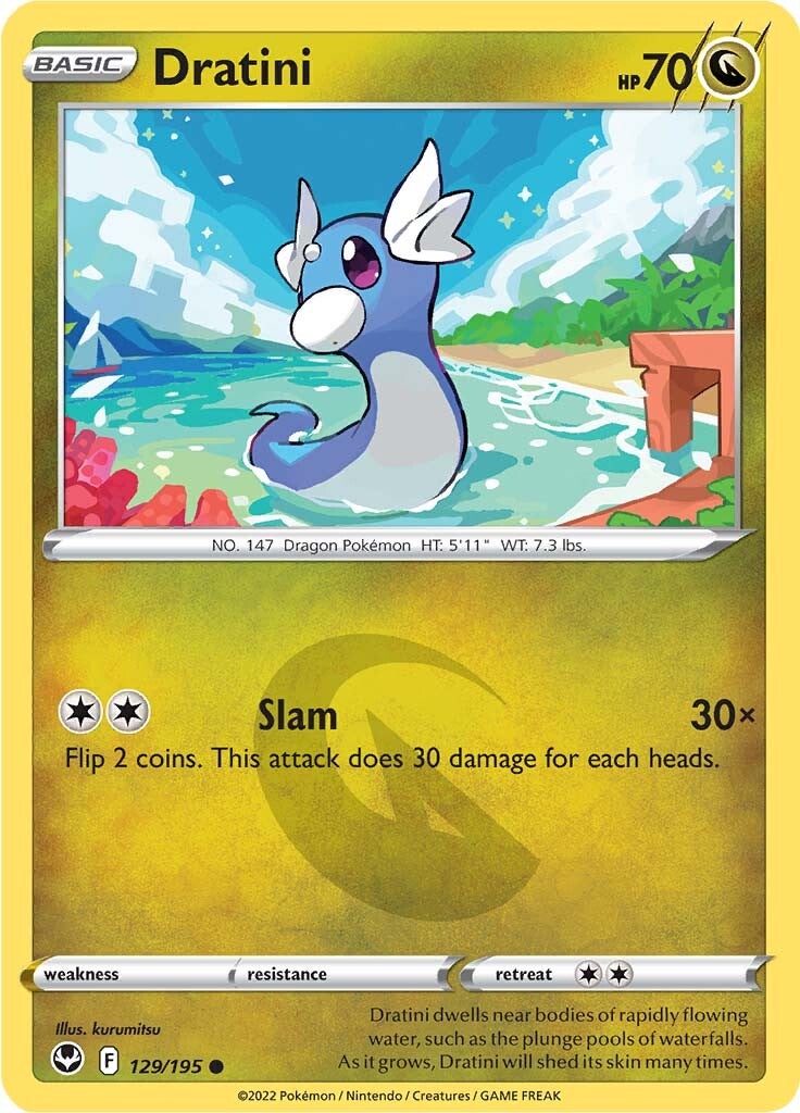 Dratini (129/195) [Sword & Shield: Silver Tempest] | Mega City Incorporated