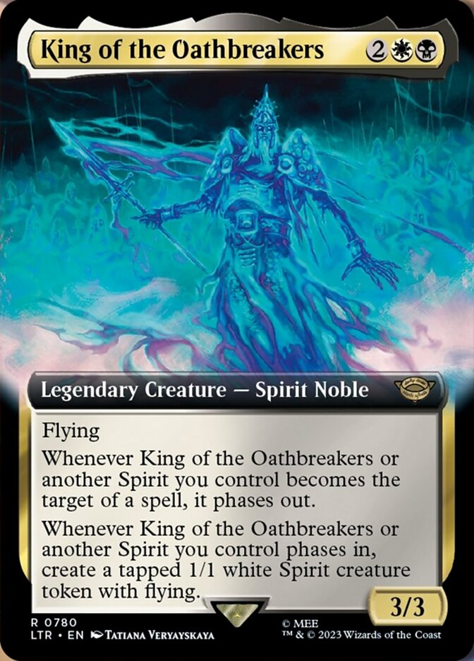 King of the Oathbreakers (Extended Art) (Surge Foil) [The Lord of the Rings: Tales of Middle-Earth] | Mega City Incorporated