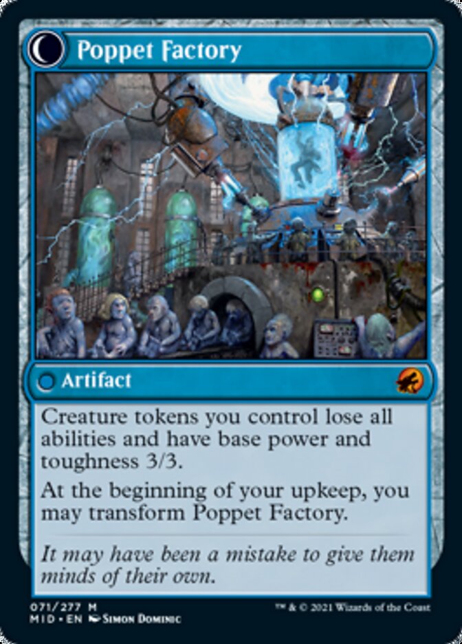 Poppet Stitcher // Poppet Factory [Innistrad: Midnight Hunt] | Mega City Incorporated