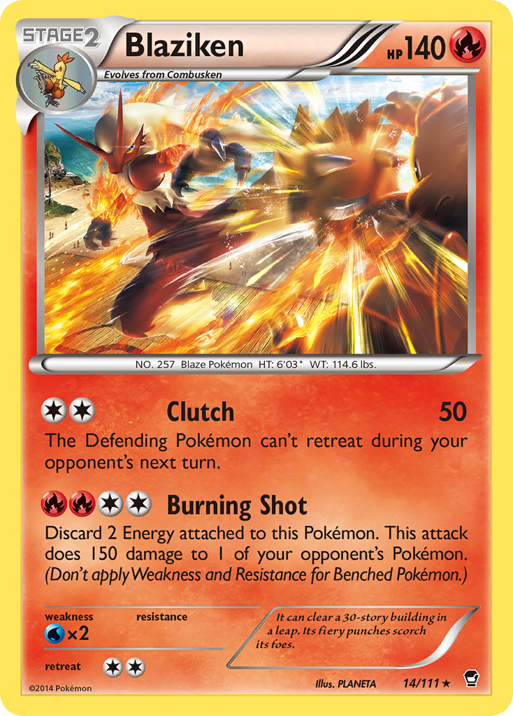 Blaziken (14/111) [XY: Furious Fists] | Mega City Incorporated