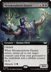 Metamorphosis Fanatic (Extended Art) [Duskmourn: House of Horror Commander] | Mega City Incorporated