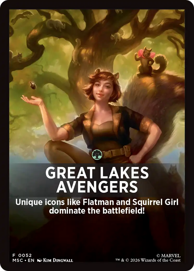 Great Lakes Avengers Theme Card [Marvel Super Heroes Commander] | Mega City Incorporated