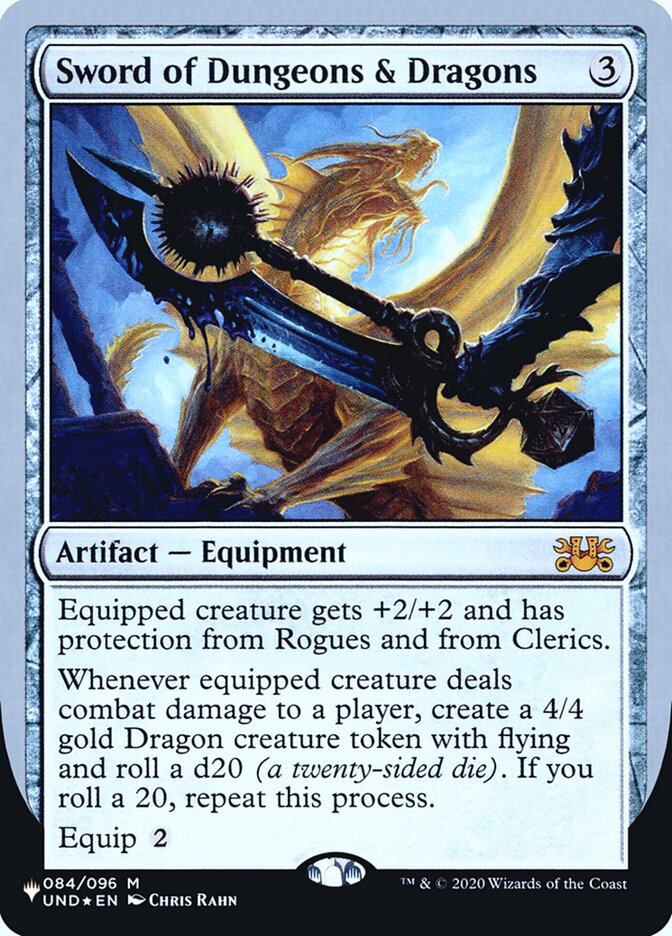 Sword of Dungeons & Dragons (Unfinity Foil Edition) [The List] | Mega City Incorporated