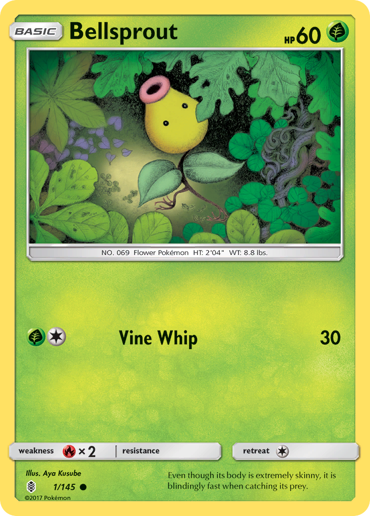 Bellsprout (1/145) [Sun & Moon: Guardians Rising] | Mega City Incorporated