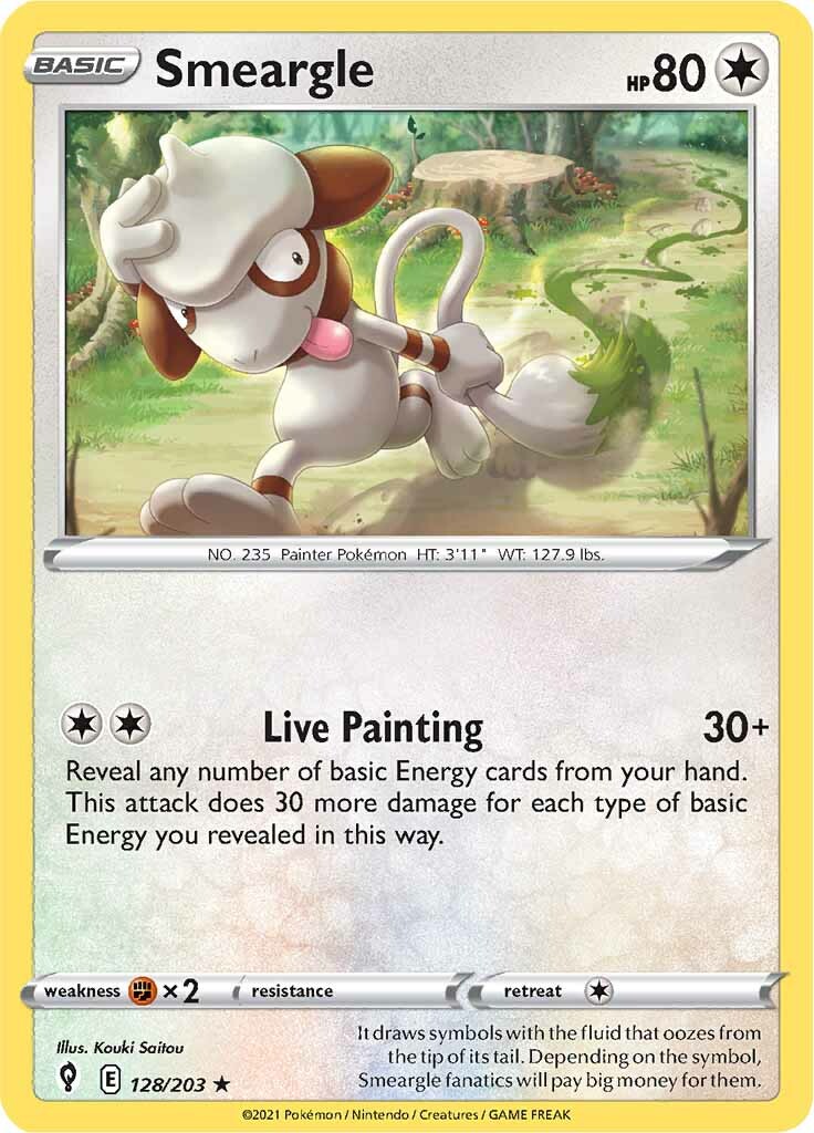 Smeargle (128/203) [Sword & Shield: Evolving Skies] | Mega City Incorporated