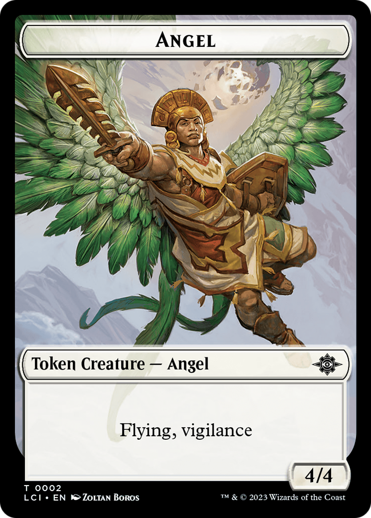 Angel Token [The Lost Caverns of Ixalan Tokens] | Mega City Incorporated