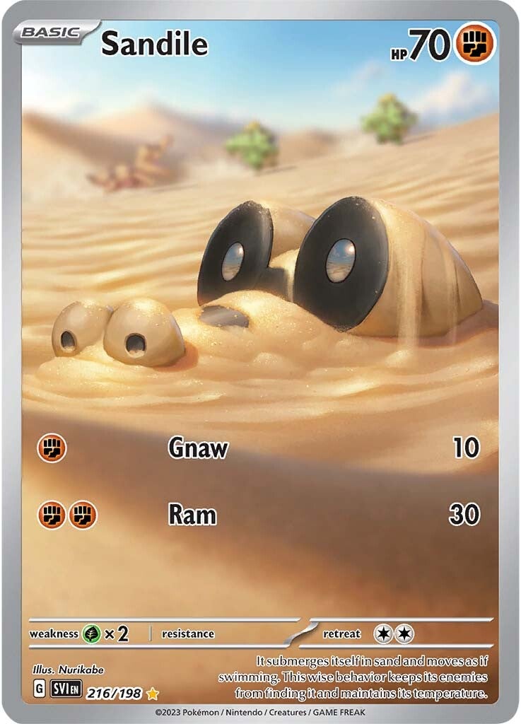 Sandile (216/198) [Scarlet & Violet: Base Set] | Mega City Incorporated