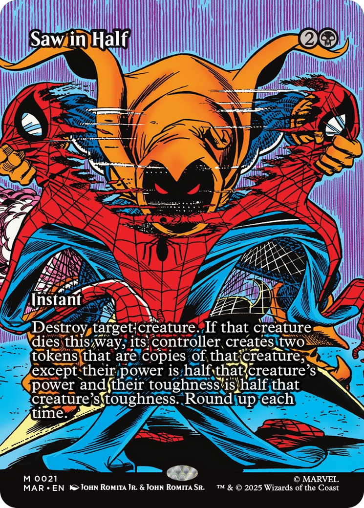 Saw in Half (Borderless) [Marvel Universe: Eternal-Legal] | Mega City Incorporated