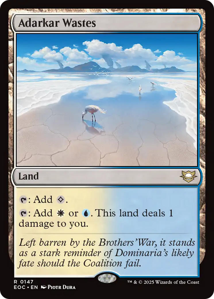 Adarkar Wastes [Edge of Eternities Commander] | Mega City Incorporated