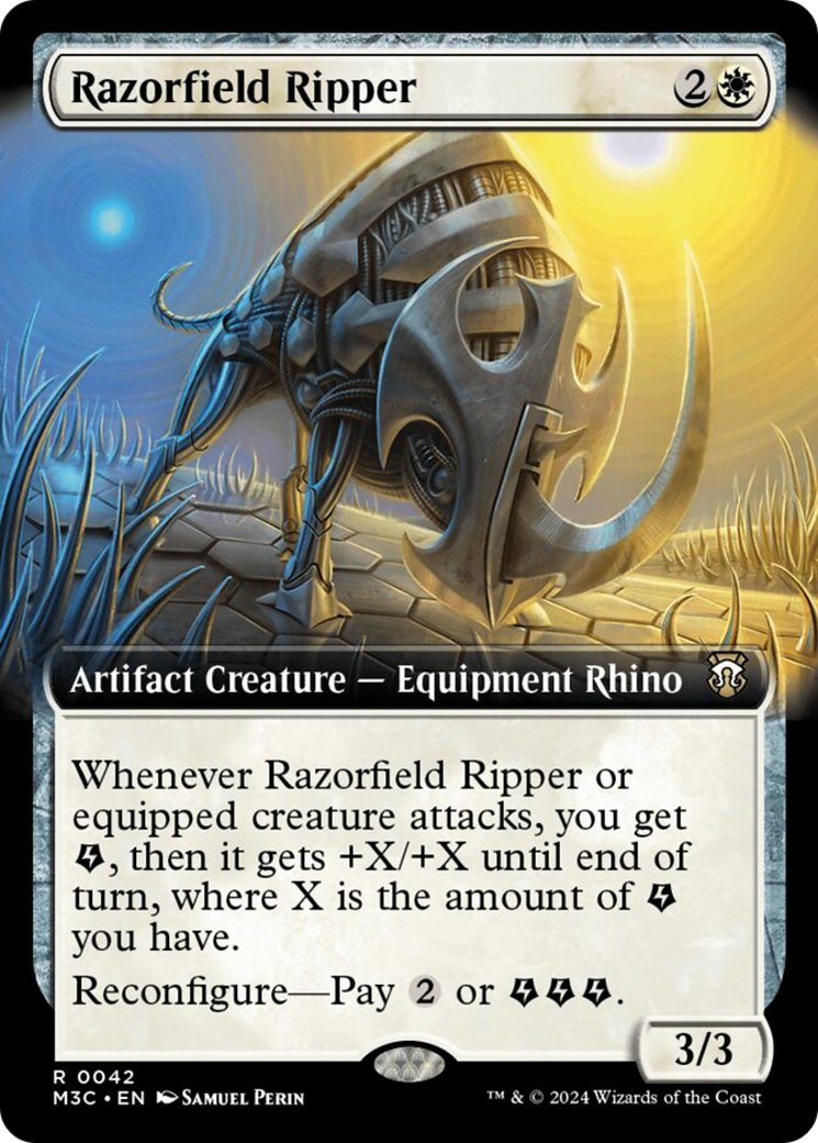 Razorfield Ripper (Extended Art) [Modern Horizons 3 Commander] | Mega City Incorporated