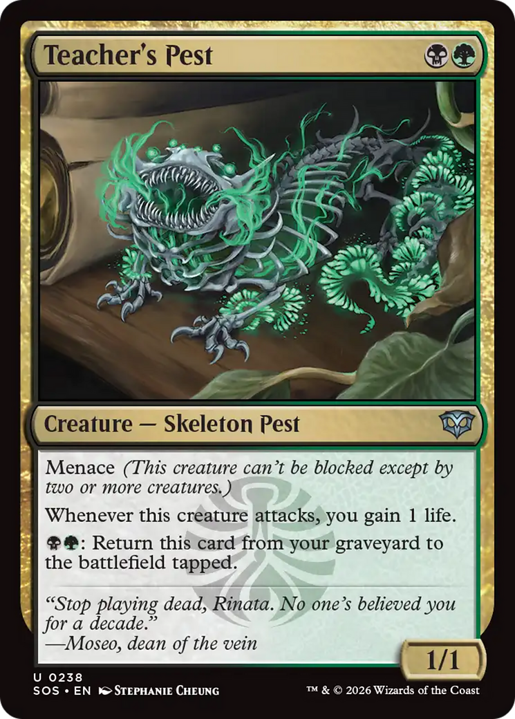 Teacher's Pest [Secrets of Strixhaven] | Mega City Incorporated