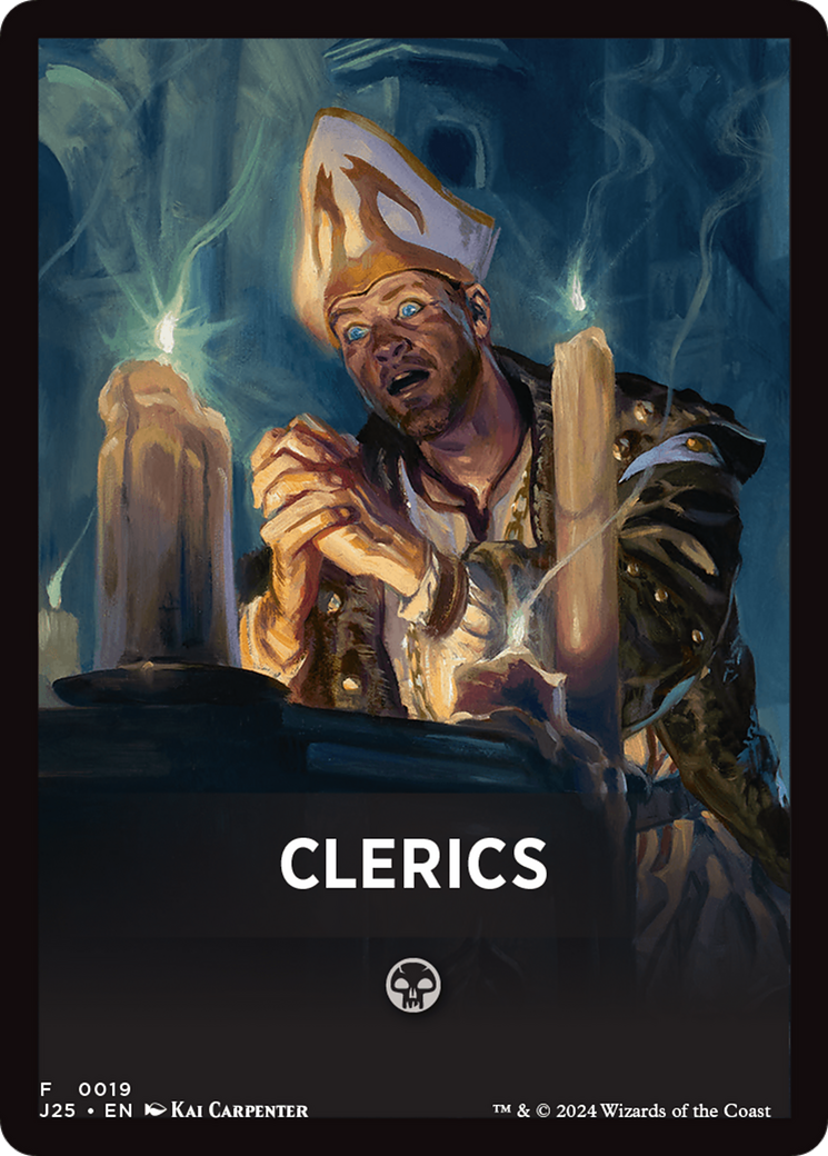 Clerics Theme Card [Foundations Jumpstart Front Cards] | Mega City Incorporated