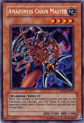 Amazoness Chain Master [RP01-EN097] Secret Rare | Mega City Incorporated