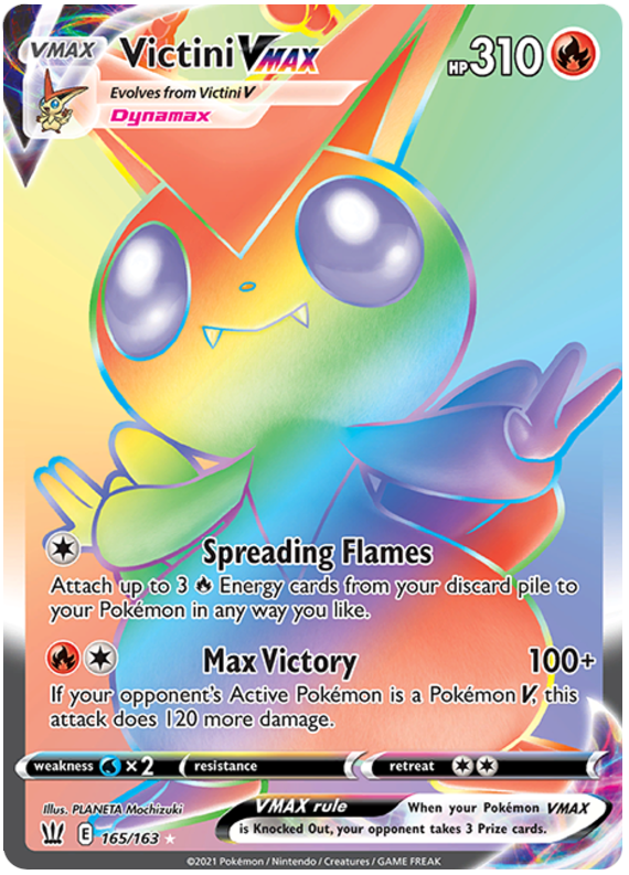 Victini VMAX (165/163) [Sword & Shield: Battle Styles] | Mega City Incorporated