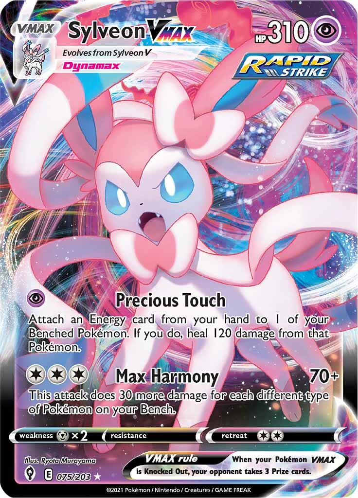 Sylveon VMAX (075/203) [Sword & Shield: Evolving Skies] | Mega City Incorporated