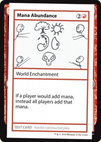 Mana Abundance (2021 Edition) [Mystery Booster Playtest Cards] | Mega City Incorporated