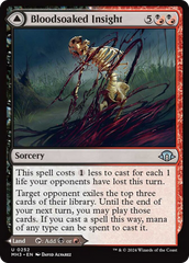 Bloodsoaked Insight // Sanguine Morass [Modern Horizons 3] | Mega City Incorporated