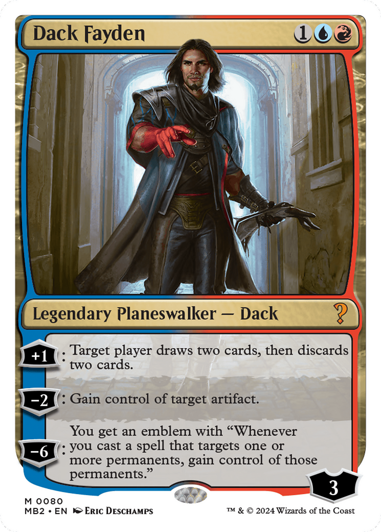 Dack Fayden (White Border) [Mystery Booster 2] | Mega City Incorporated