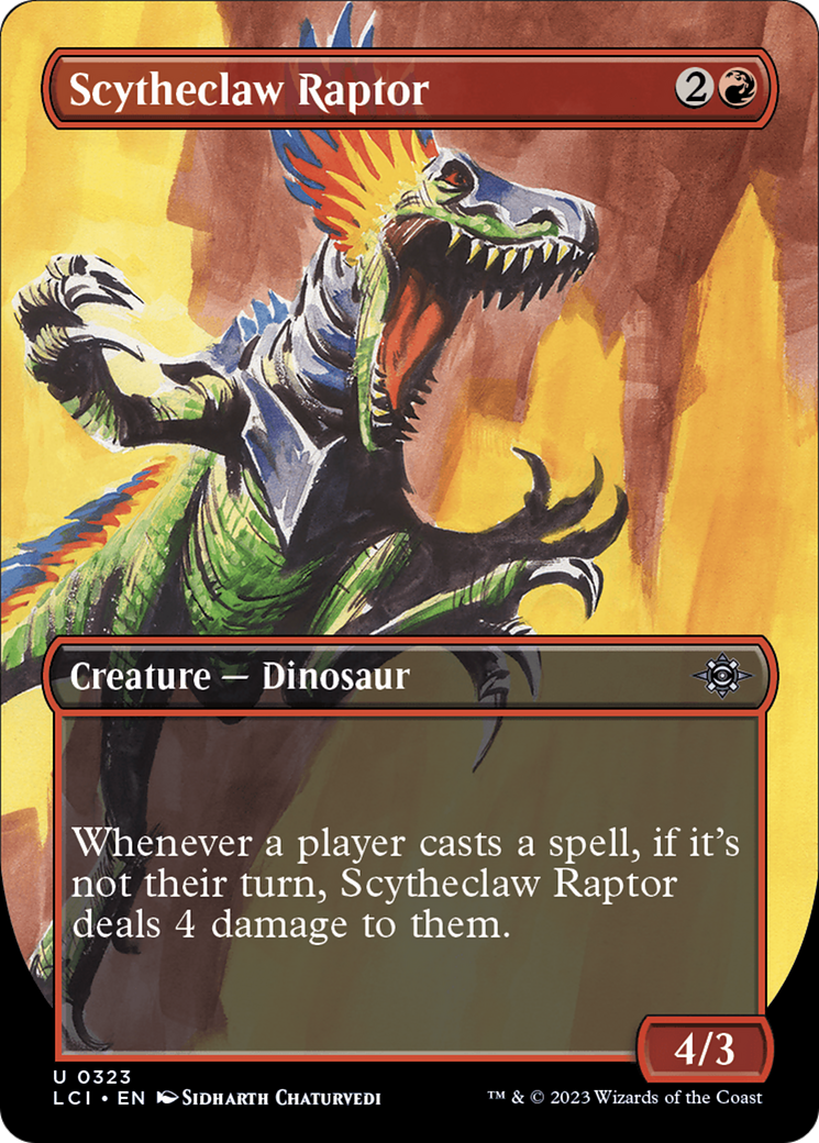 Scytheclaw Raptor (Borderless) [The Lost Caverns of Ixalan] | Mega City Incorporated