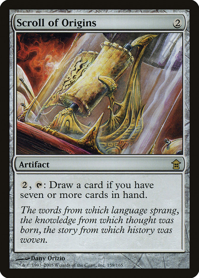 Scroll of Origins [Saviors of Kamigawa] | Mega City Incorporated