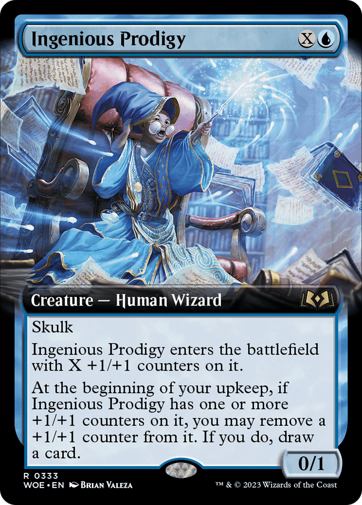 Ingenious Prodigy (Extended Art) [Wilds of Eldraine] | Mega City Incorporated