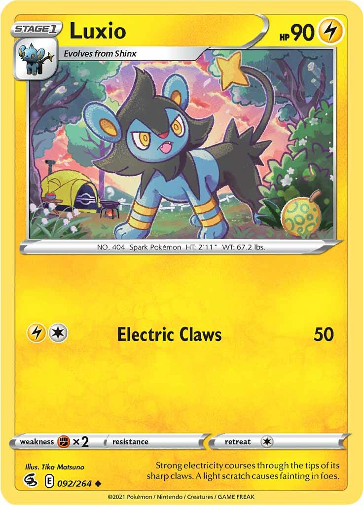 Luxio (092/264) [Sword & Shield: Fusion Strike] | Mega City Incorporated