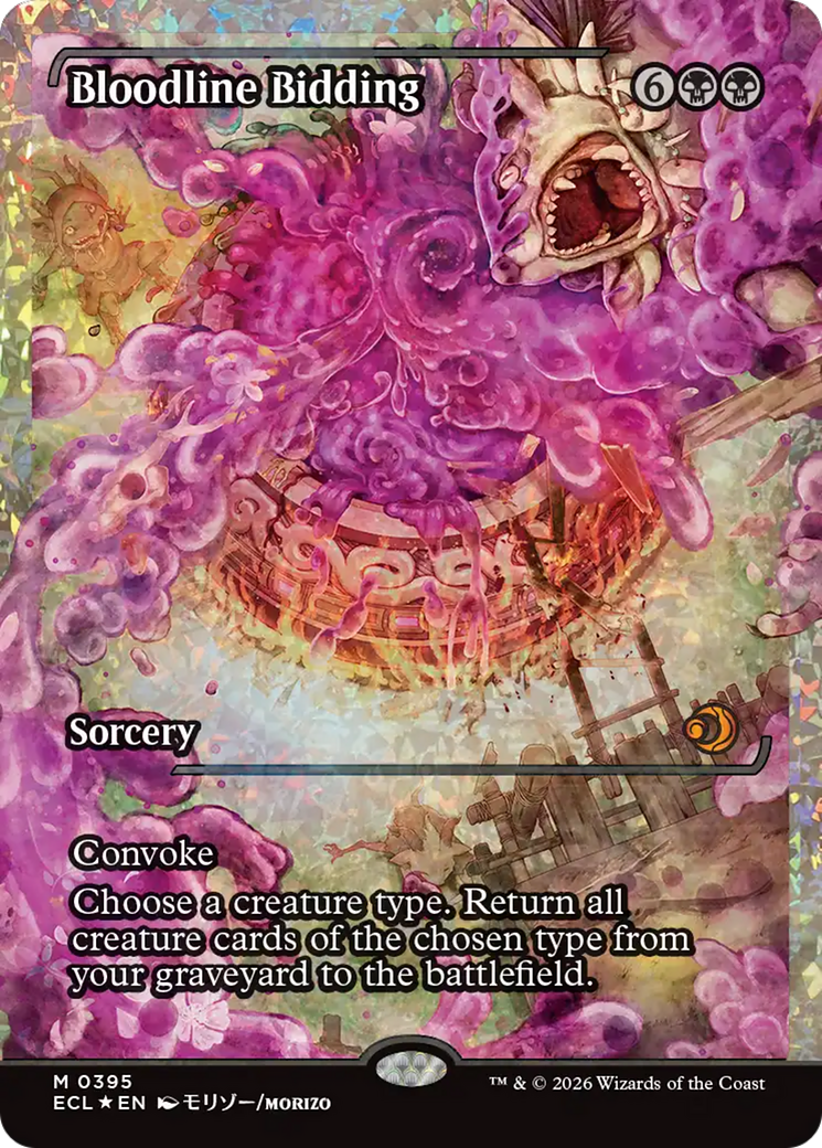 Bloodline Bidding (Showcase) (Fracture Foil) [Lorwyn Eclipsed] | Mega City Incorporated