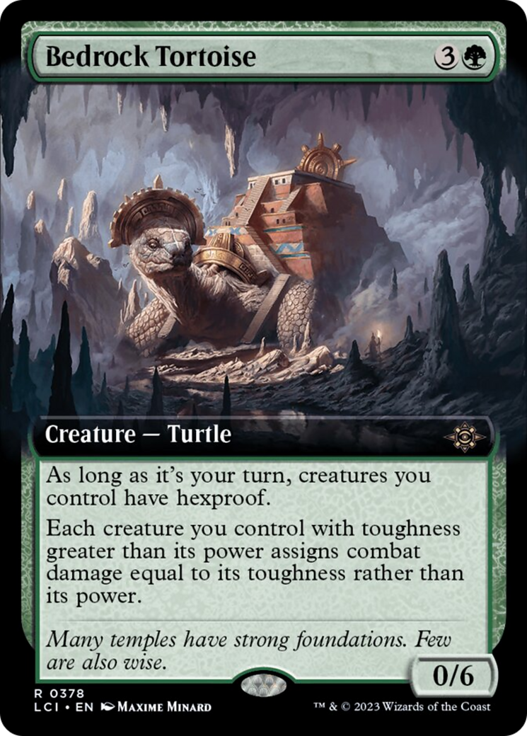 Bedrock Tortoise (Extended Art) [The Lost Caverns of Ixalan] | Mega City Incorporated