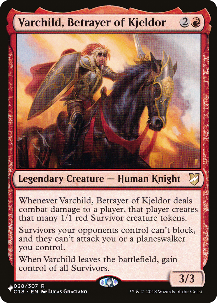 Varchild, Betrayer of Kjeldor [The List] | Mega City Incorporated