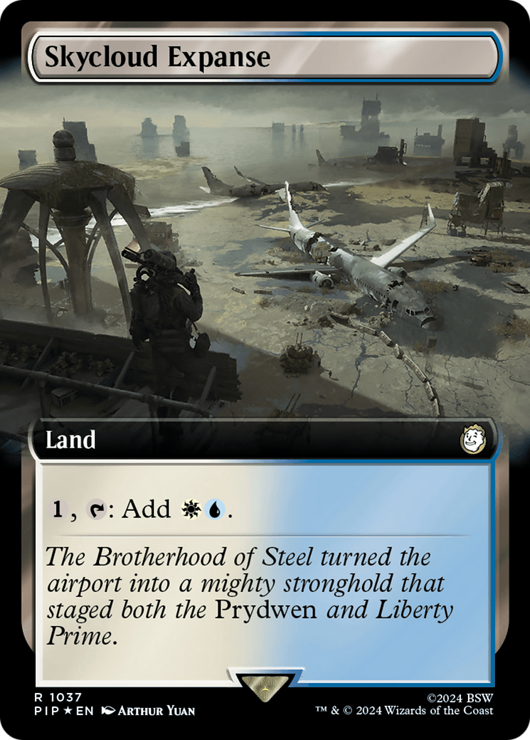 Skycloud Expanse (Extended Art) (Surge Foil) [Fallout] | Mega City Incorporated