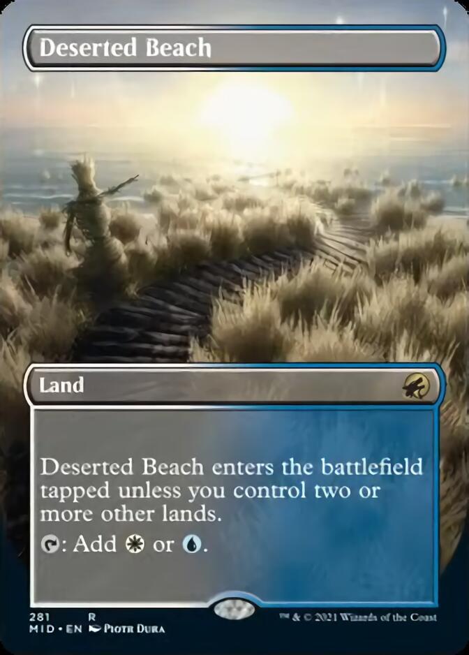 Deserted Beach (Borderless Alternate Art) [Innistrad: Midnight Hunt] | Mega City Incorporated