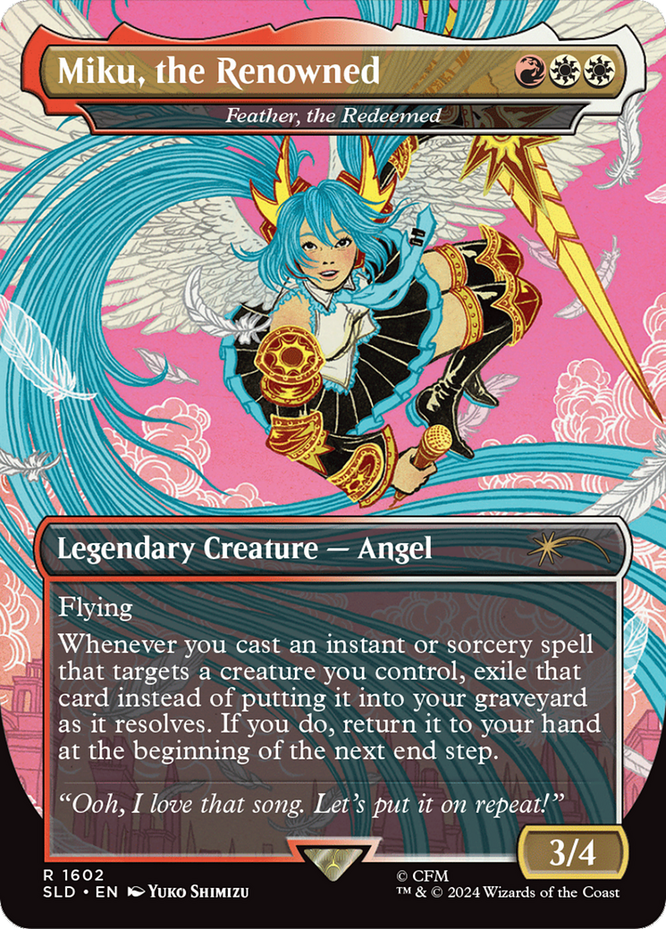 Miku, the Renowned - Feather, the Redeemed [Secret Lair Drop Series] | Mega City Incorporated